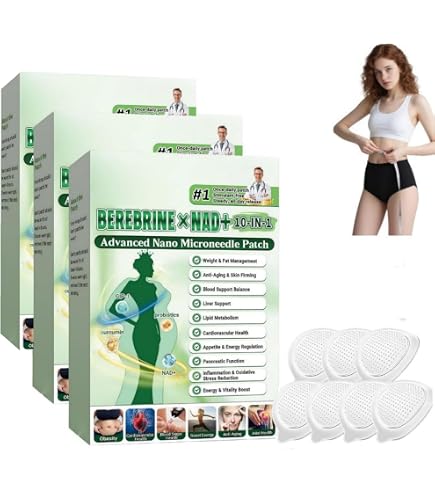 Moringa BERBERINE x NAD+ 10-in-1 Nano-MicroNeedle Patches - Global